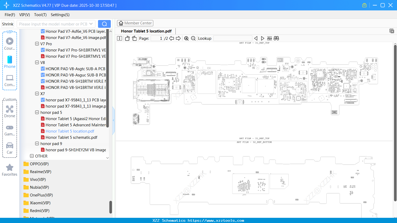 Honor Tablet 5 Location